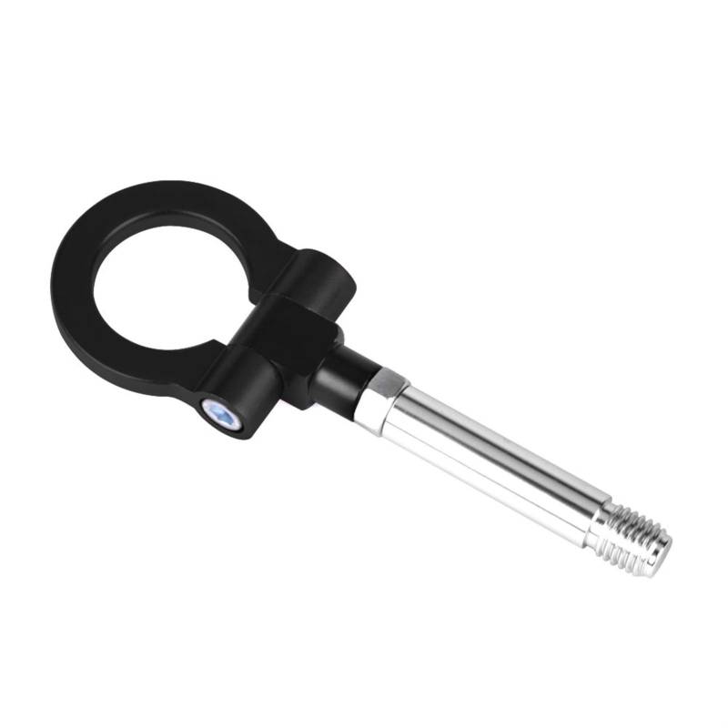 Auto Abschlepphaken,Abschleppöse Rastp-Racing-Stil Aluminium-Anhängerhaken-Front-Fit Passend Für Volkswagen/Fit 2003 RS-TH008-7(Black) von MITINGER