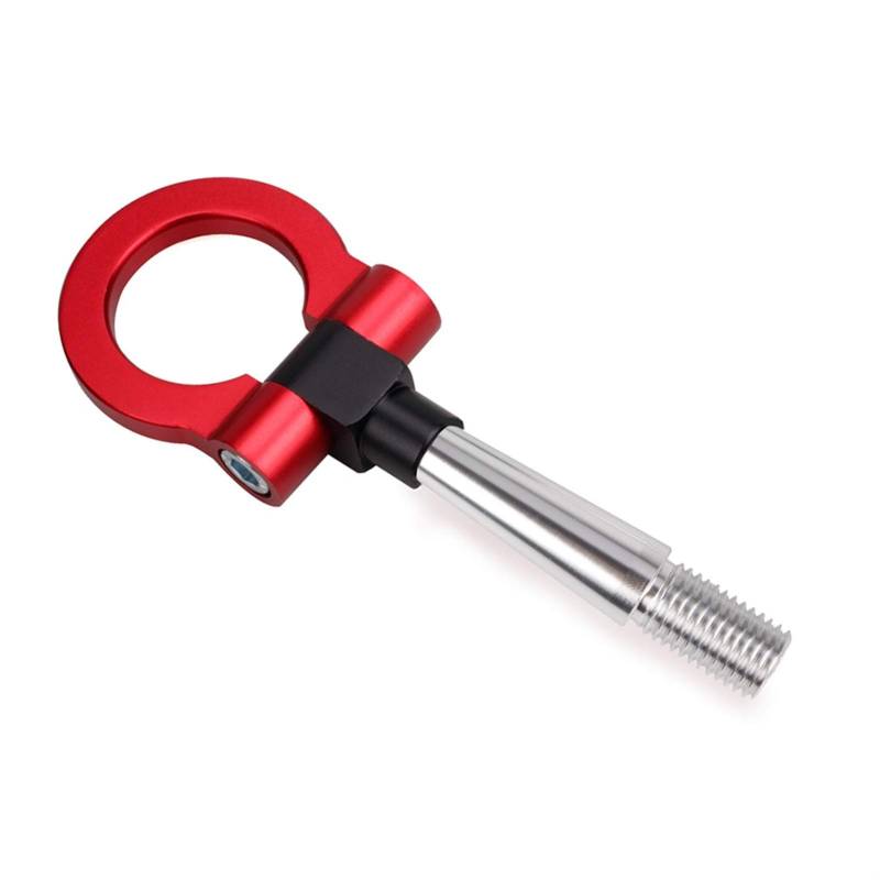 Auto Abschlepphaken,Abschleppöse Rennschraube Aluminium CNC Front Tow Hook Anhänger Passend Für Mitsubishi Lancer 2008-2011 RS-TH008-4(Red) von MITINGER