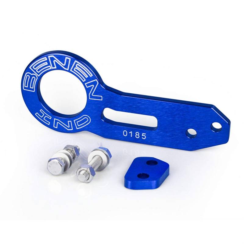 Auto Abschlepphaken,Abschleppöse Set Universal Aluminiumlegierung Racing Heckhackhaken Heckhackhaken(Blue) von MITINGER