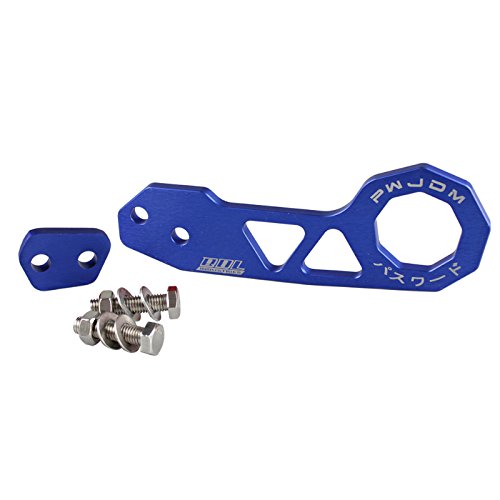 Auto Abschlepphaken,Abschleppöse Style Racing Heckhackhaken Aluminiumlegierung Schlepphaken(Blue) von MITINGER
