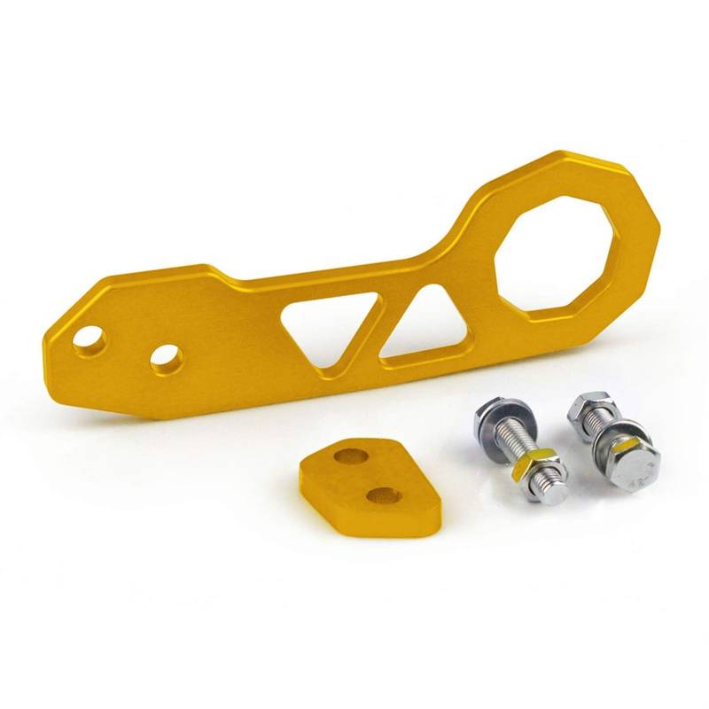 Auto Abschlepphaken,Abschleppöse Universal Racing Aluminiumlegierung Hintere Tow Hook Passend Für Honda Civic Ohne Logo RS-TH004nm(Gold) von MITINGER