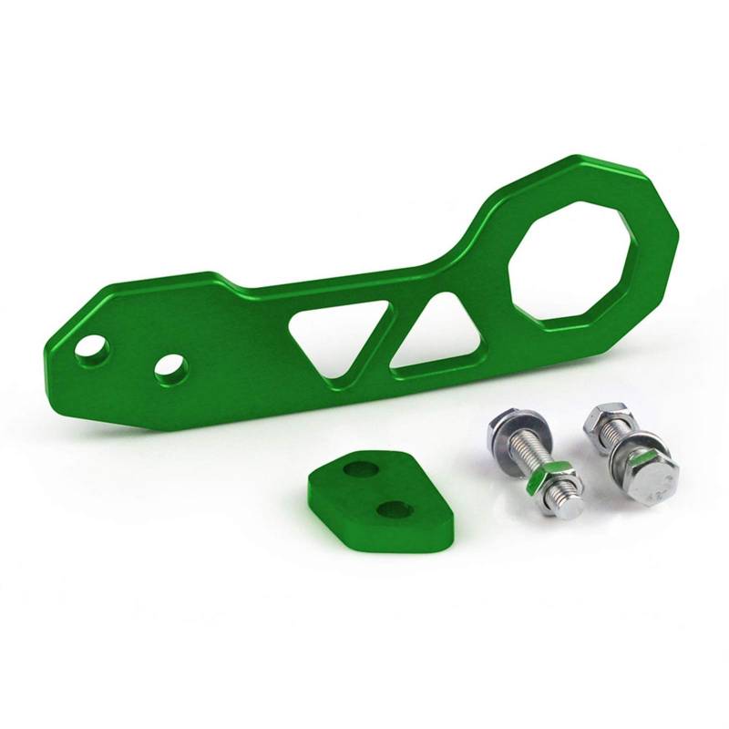 Auto Abschlepphaken,Abschleppöse Universal Racing Aluminiumlegierung Hintere Tow Hook Passend Für Honda Civic Ohne Logo RS-TH004nm(Green) von MITINGER