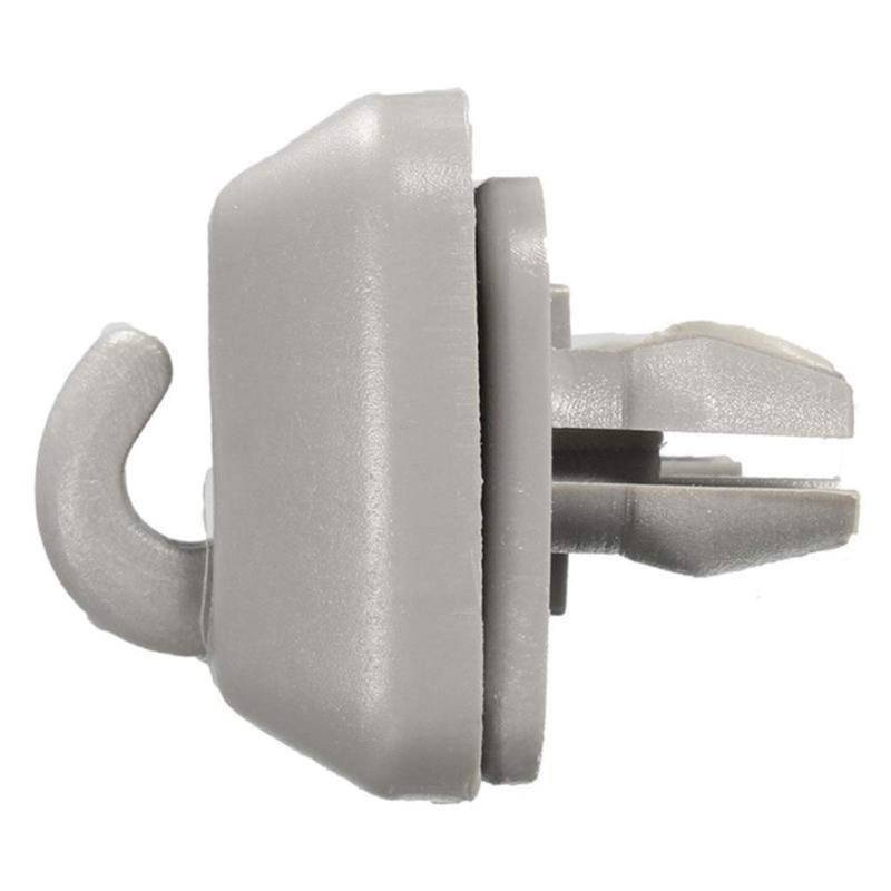 Auto Sonnenblende Clip,Sonnenblende Halterung 1 STÜCKE Auto Interieur Sun Visor Hook Clip Passend für A3 A4L A5 Q3 Q5 Grau/Beige Auto Sonnenvisier Clip Haken Halter Fixierclip(Gray) von MITINGER