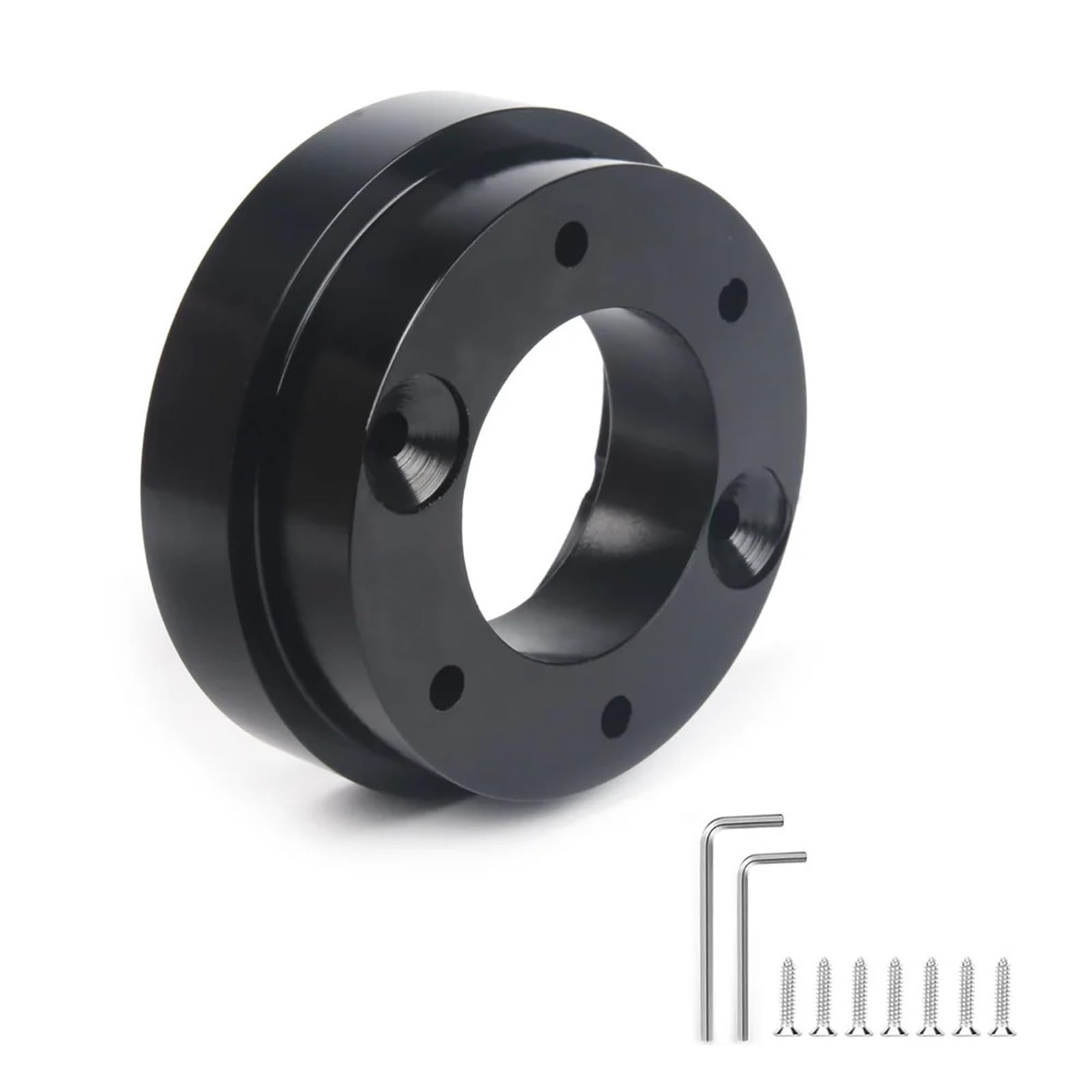 Lenkradnabe,Lenkradnabenadapter 13/14 Zoll Lenkrad-Adapterplatte, 70 Mm PCD, Rennlenkrad, Autospiel-Modifikation, Passend Für Logitech G29 G920 G923(Black) von MITINGER