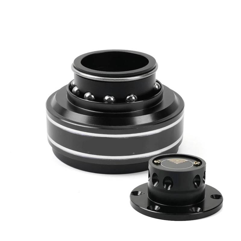 Lenkradnabe,Lenkradnabenadapter 6-Loch-Lenkrad-Schnellspanner-Nabenadapter for Rennsimulatorspiele, 70 Mm, Passend für MOZA Simagic M10 A(Black) von MITINGER
