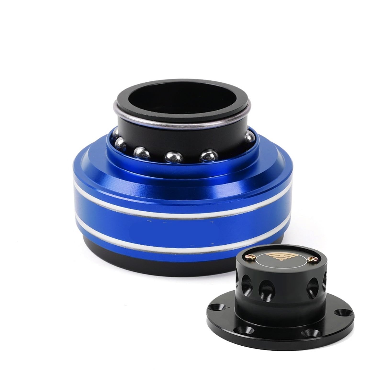 Lenkradnabe,Lenkradnabenadapter 6-Loch-Lenkrad-Schnellspanner-Nabenadapter for Rennsimulatorspiele, 70 Mm, Passend für MOZA Simagic M10 A(Blue) von MITINGER