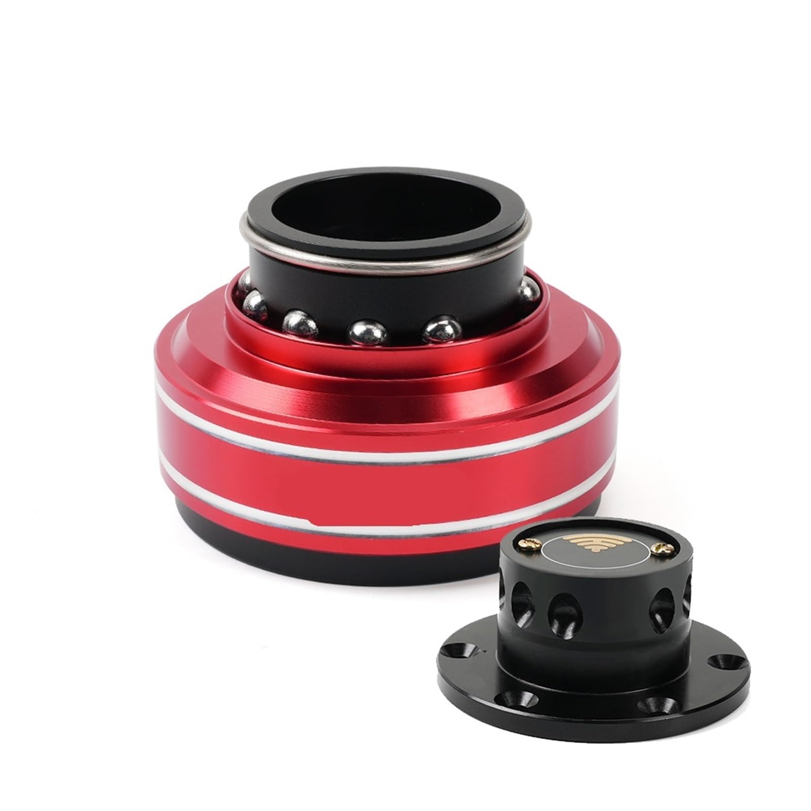 Lenkradnabe,Lenkradnabenadapter 6-Loch-Lenkrad-Schnellspanner-Nabenadapter for Rennsimulatorspiele, 70 Mm, Passend für MOZA Simagic M10 A(Red) von MITINGER