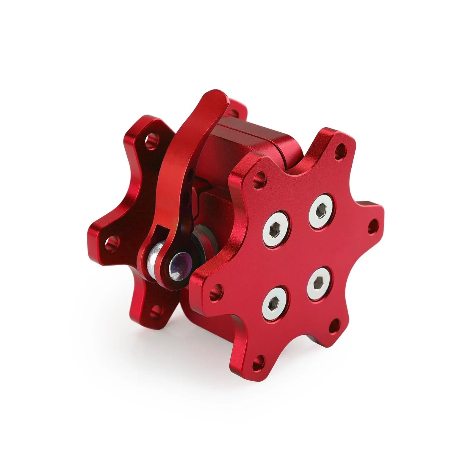 Lenkradnabe,Lenkradnabenadapter Aluminiumlegierung 70MM Q1R Lenkrad Schnellverschluss Passend Für Simagic(Red) von MITINGER