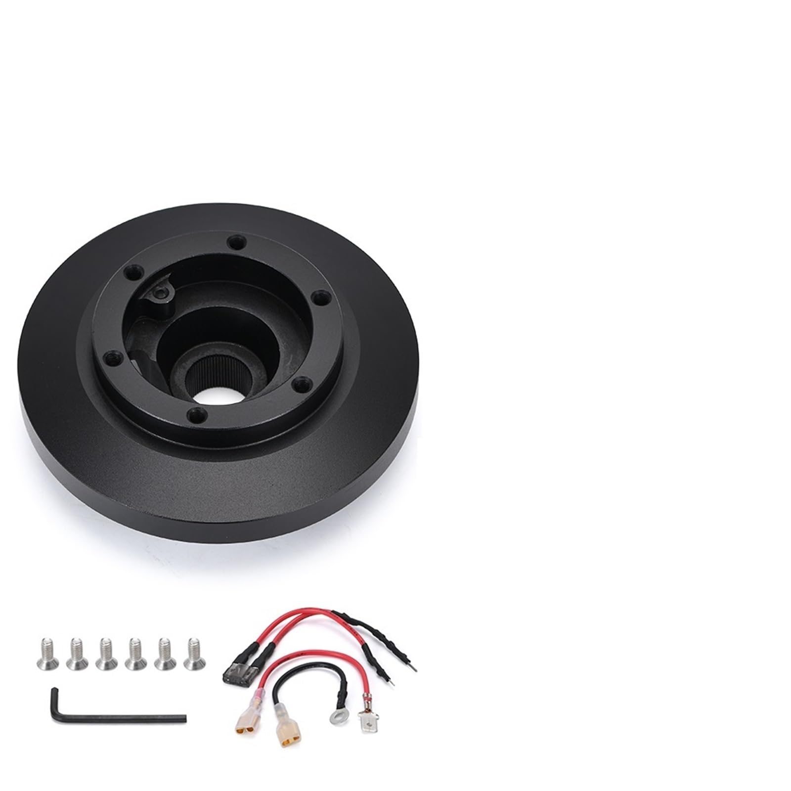 Lenkradnabe,Lenkradnabenadapter Kurznabenadapter-Kit, Schwarzes Aluminium-Schnellspannnabenadapter-Kit, Passend Für BMW E36 318 Lenkradnabe,Lenkradnabenadapter Kurznabenadapter-Kit, Schwarzes Aluminium-Schnellspannnabenadapter-Kit, Passend Für BMW E36 318 von MITINGER