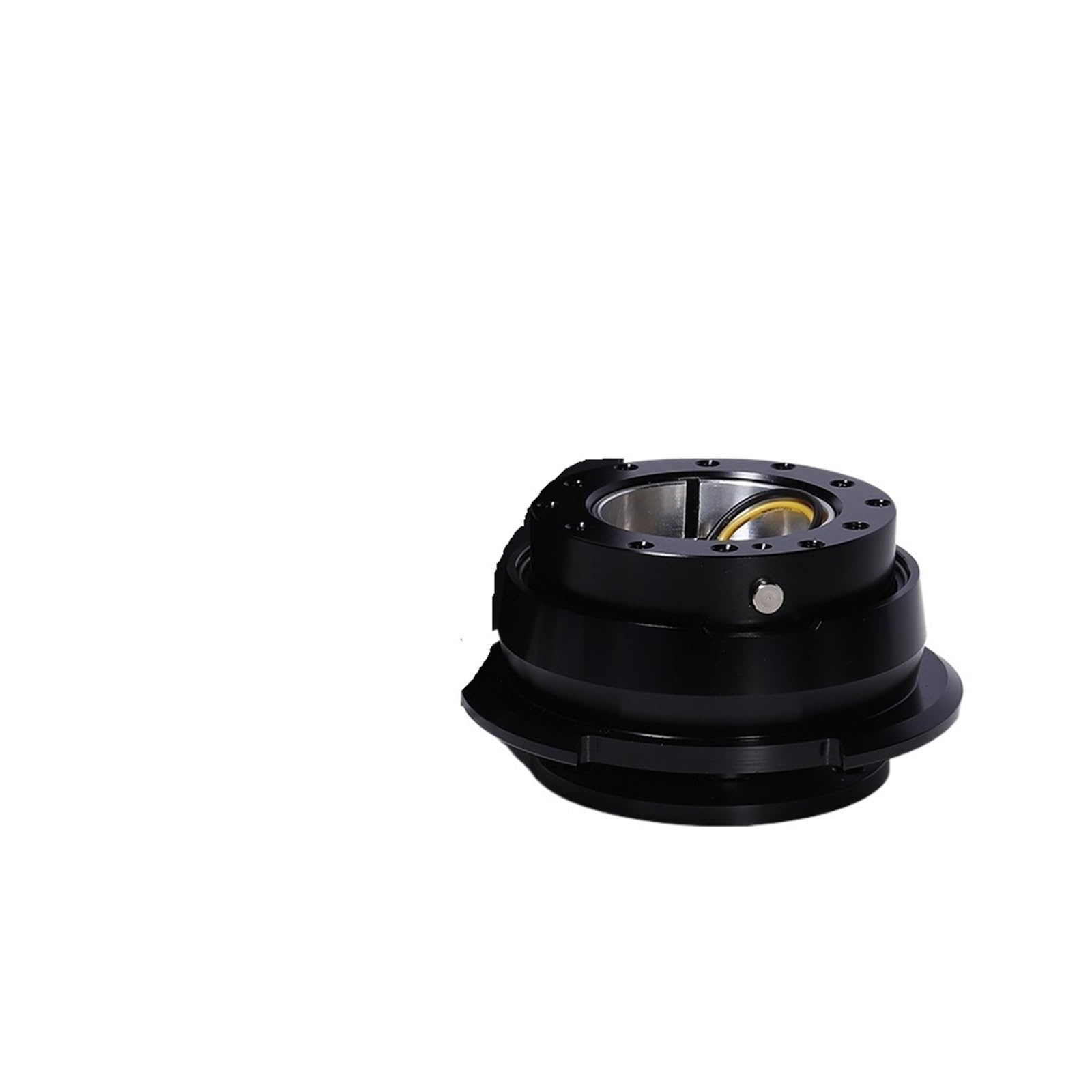 Lenkradnabe,Lenkradnabenadapter Racing Lenkrad Snap Off Schnellspanner Nabenadapter-Kit Universal(RS506-BLACK) von MITINGER