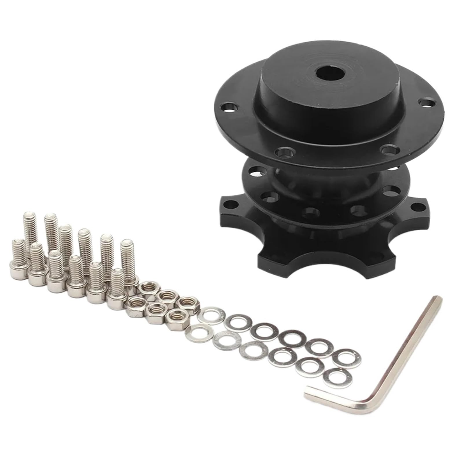 Lenkradnabe,Lenkradnabenadapter Universal 6 Loch Lenkrad Quick Release Hub Kit Rad Hub Adapter Auto Zubehör Ersetzen Aluminium(Green) von MITINGER
