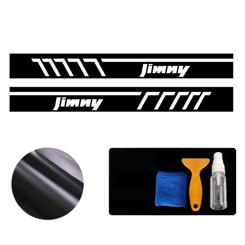 MIVLA 2 Stück Racing Style Autotür Seitenstreifen Aufkleber Vinyl Aufkleber, für Suzuki Jimny JB43 JB74 JB64 Offroad Zubehör von MIVLA