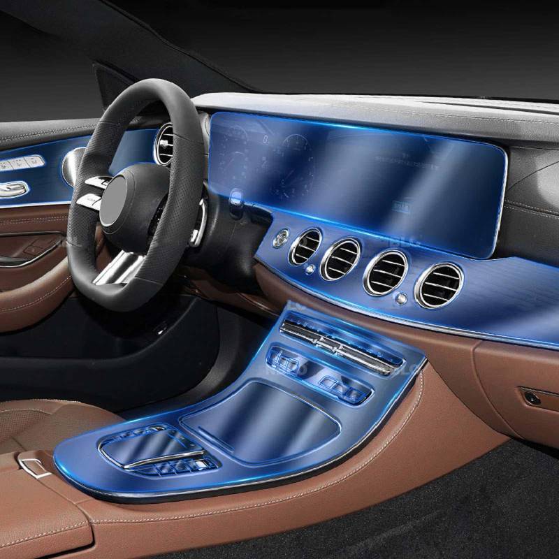 MIVLA Autoinnenraum Mittelkonsole Transparente TPU-Schutzfolie Reparaturfolie ， Für Mercedes Benz E-Klasse W213 2021-2022 Zubehör von MIVLA