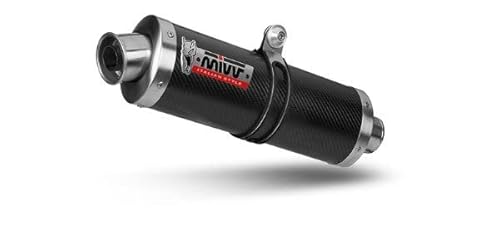 Auspuff Mivv SLIP-ON OVAL CARBON STANDARD Kompatibel mit HONDA CBF 600 2004 > 2010 von MIVV