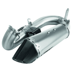 Delta Race Auspuffsystem mit EG-BE Carbon, Schwarz, Edelstahl MIVV von MIVV
