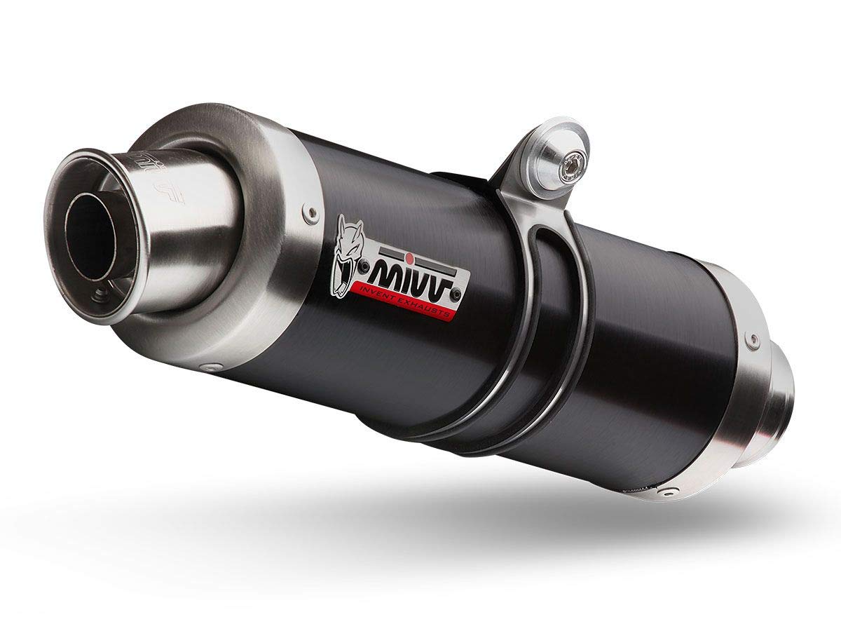 Endkappe MIVV GP Stahl schwarz Honda CB 500 F/X 2013-2015 von MIVV