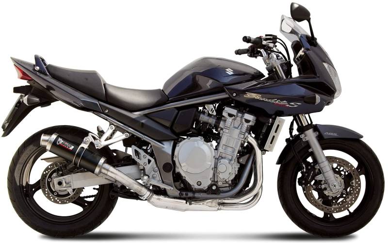 MIVV Auspuff gp edelstahl schwarz kompatibel mit suzuki gsf 1250 bandit 2007 2008 2009 2010 2011 2012 2013 2014 2015 2016 von MIVV