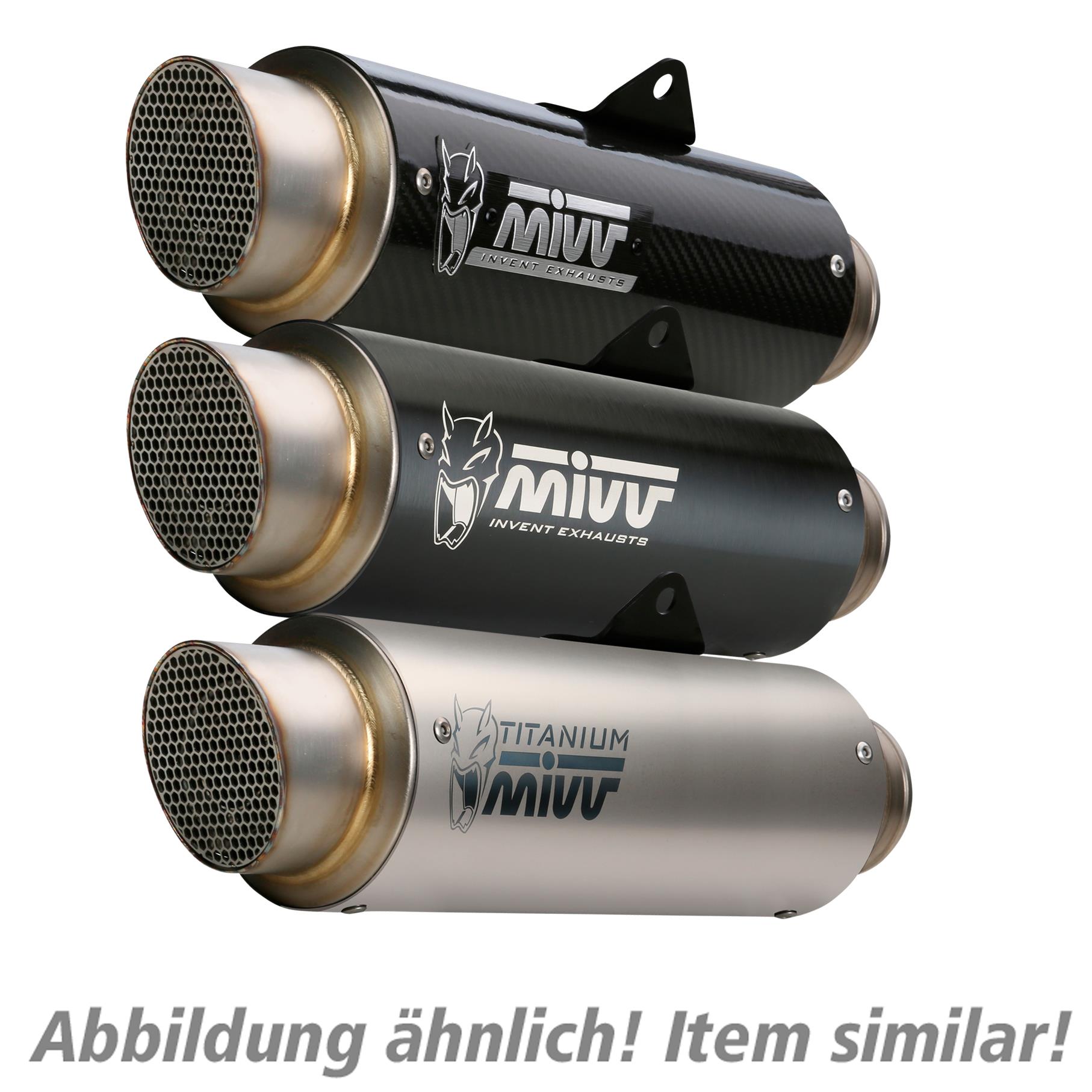 MIVV GP Pro Auspuff 1-1 H.077.KXBP schwarz für CB 125 R 2021- von MIVV