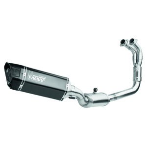 MIVV SR-1 Auspuffsystem mit EG-BE Titan / Edelstahl von MIVV
