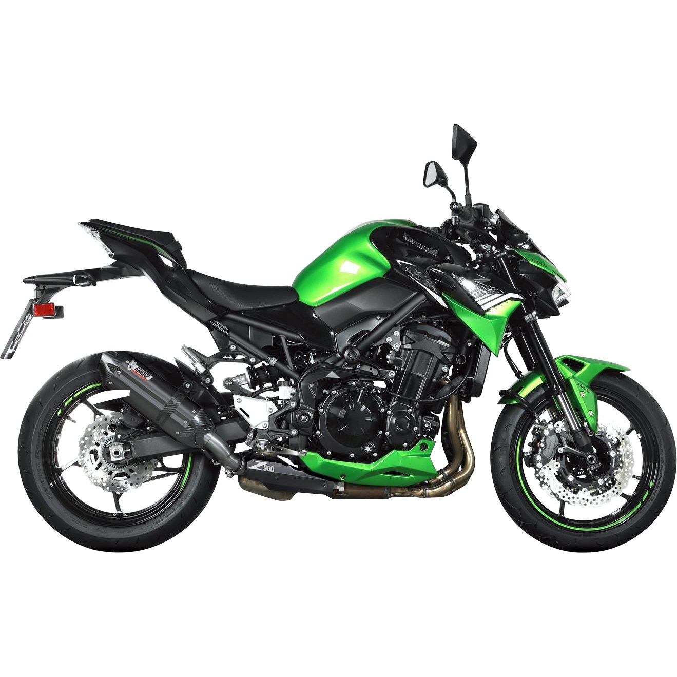 MIVV Suono Auspuff K.052.L9 schwarz für Kawasaki Z 900 2020 Euro4 von MIVV