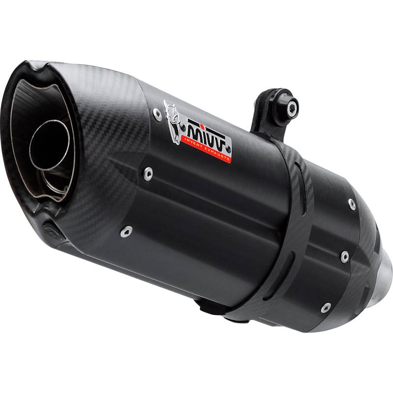 MIVV Suono Auspuff Paar schwarz A.007.L9 für Dorsoduro 750 von MIVV