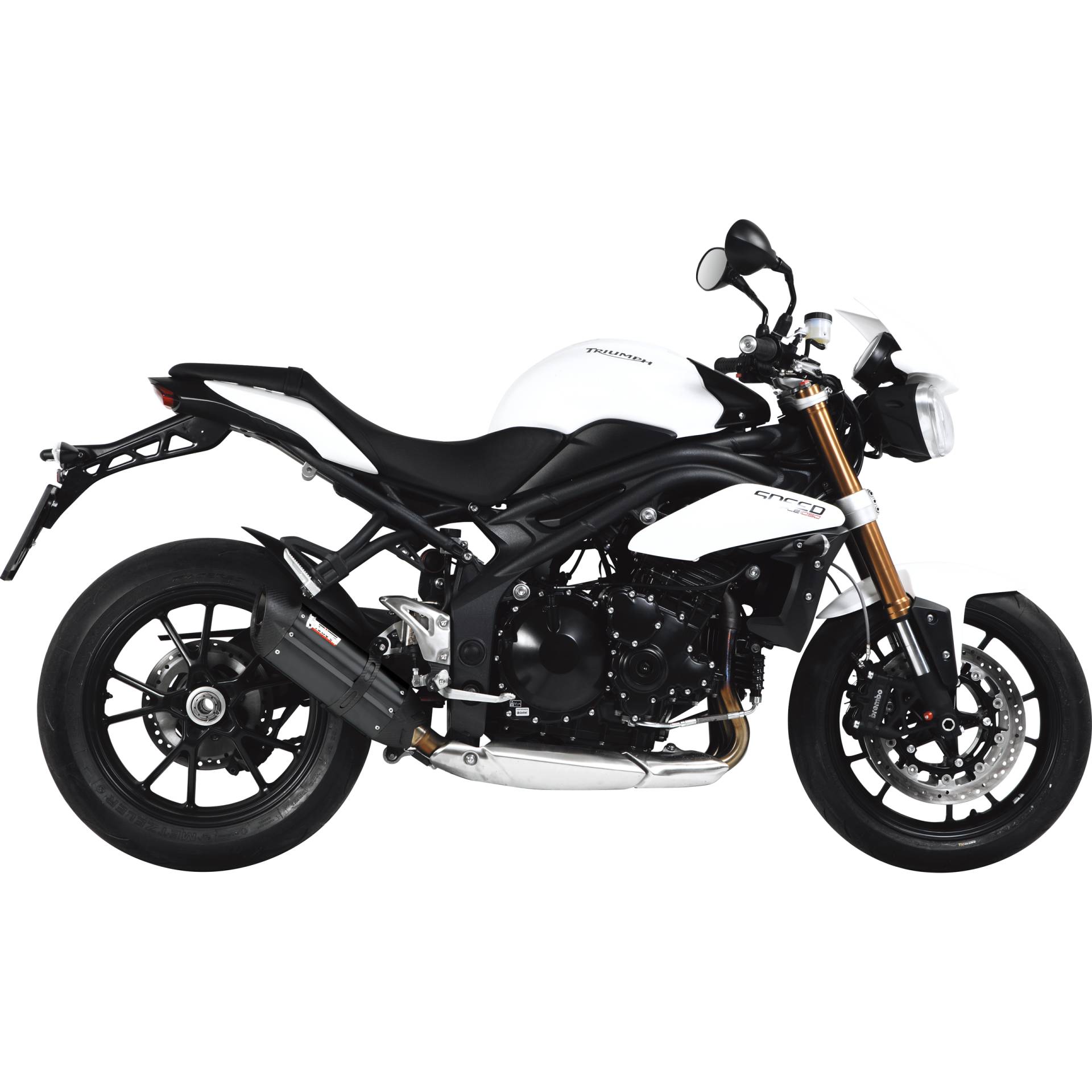 MIVV Suono Auspuff schwarz T.012.L9 für Speed Triple 2011-2015 MIVV Suono Auspuff schwarz T.012.L9 für Speed Triple 2011-2015 von MIVV