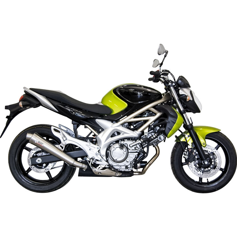 MIVV X-Cone Auspuff silber S.035.LC3 für Suzuki SFV 650 Gladius von MIVV