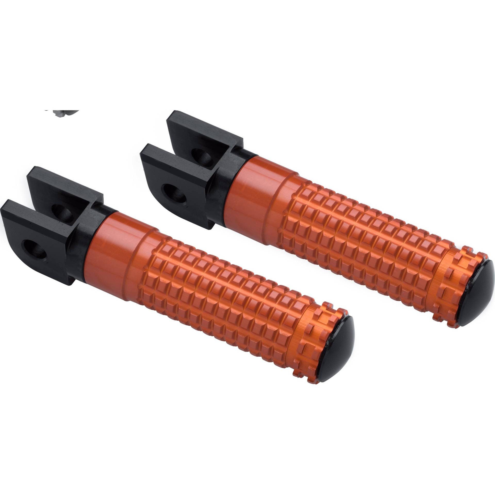 Mizu Fußrastenpaar Race für Fahrer silber/orange 10002 Mizu Fußrastenpaar Race für Fahrer silber/orange 10002 von MIZU