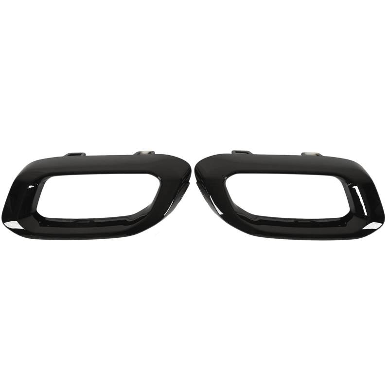 Auspuffblenden-Abdeckung, Blende – Passend für GLC GLE GLS-Klasse X253 C253 W167 V167 C167 X167 Line 2020–2023 (Glänzend schwarz) von MJKO