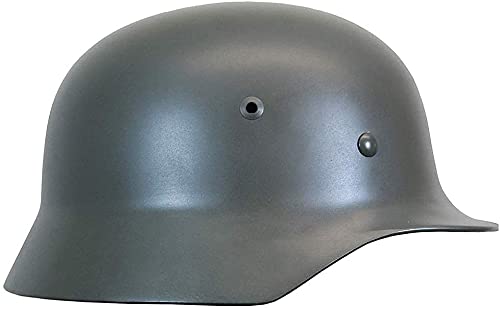 MJZYP WW2 German M35 Steel Helmet WW II Schutzhelm Hochfester Stahl Tactical German Army Military Combat Helm Mit Lederfutter von MJZYP