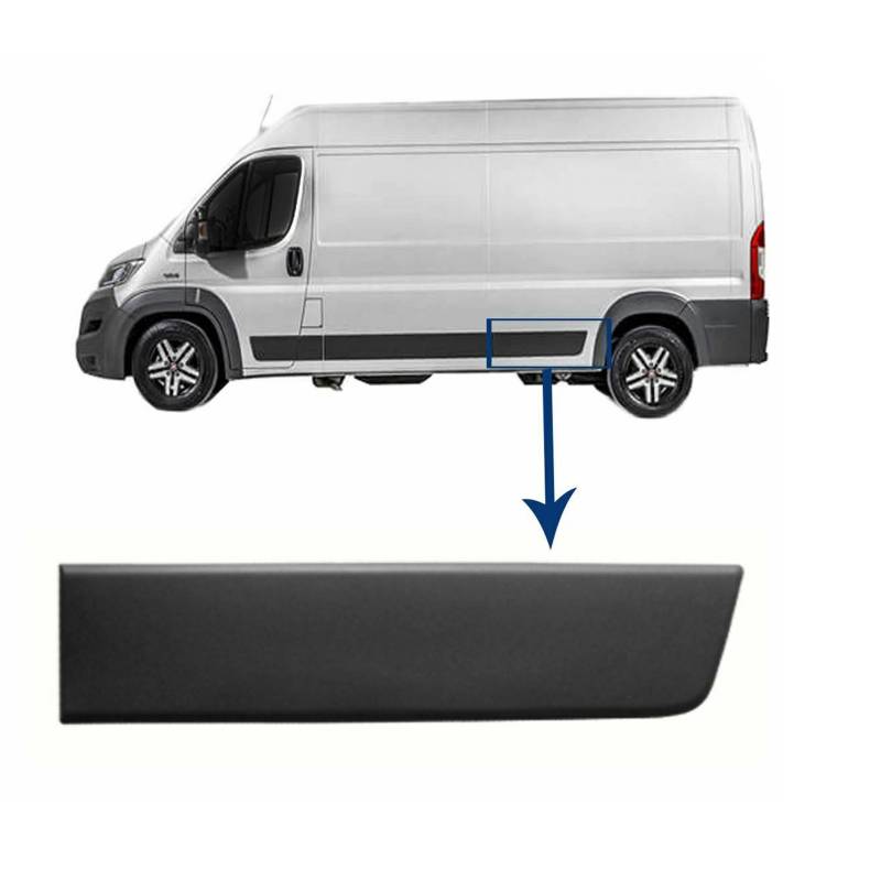 MKAREPART 735422848 Zierleiste hinten links passend für Ducato, Boxer, Relay LWB ab 2006 8547.X1 von MKAREPART