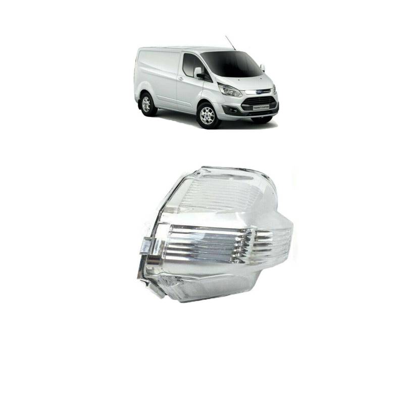MKAREPART Außenspiegel Blinkerglas Klar Rechts Kompatibel mit Transit Custom 2012- 1766579 BK2113B381AB (Rechts) von MKAREPART