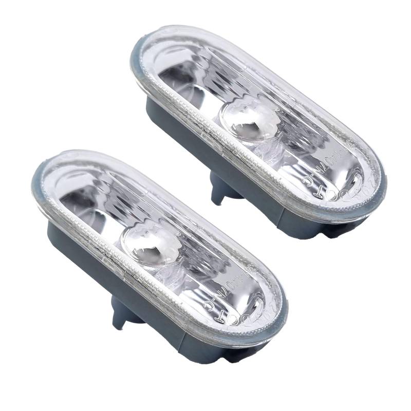 MKAREPART Seitenmarkierungsblinker Repeater Licht Lampe Linse Klar Kompatibel mit Golf 4 1997-2006, Polo 3 4 1994-2005, Pas-sat B5 2000-2005, S. AROSA 1997-2004 1J0949117 (1) von MKAREPART