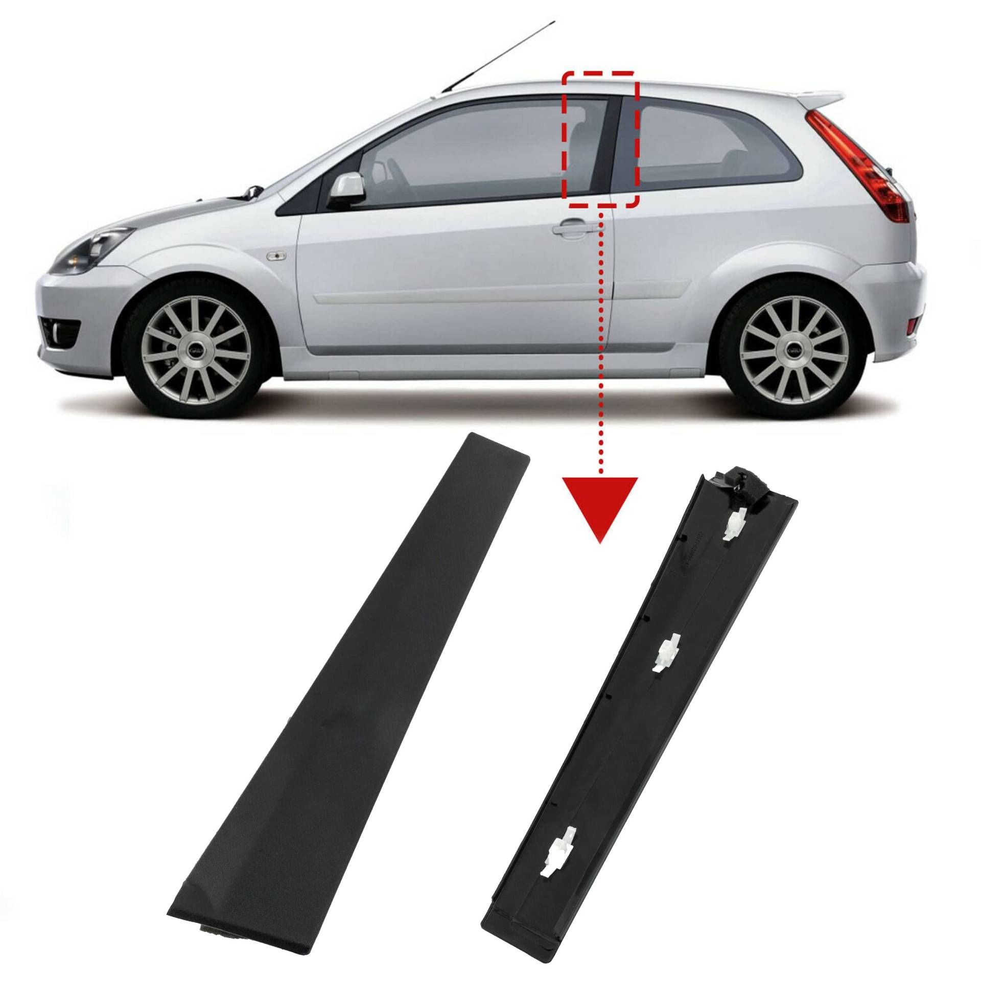 MKAREPART Zierleiste für linke Tür, für Fiesta MK6 3DR 2002-2008 1473663 (links) von MKAREPART