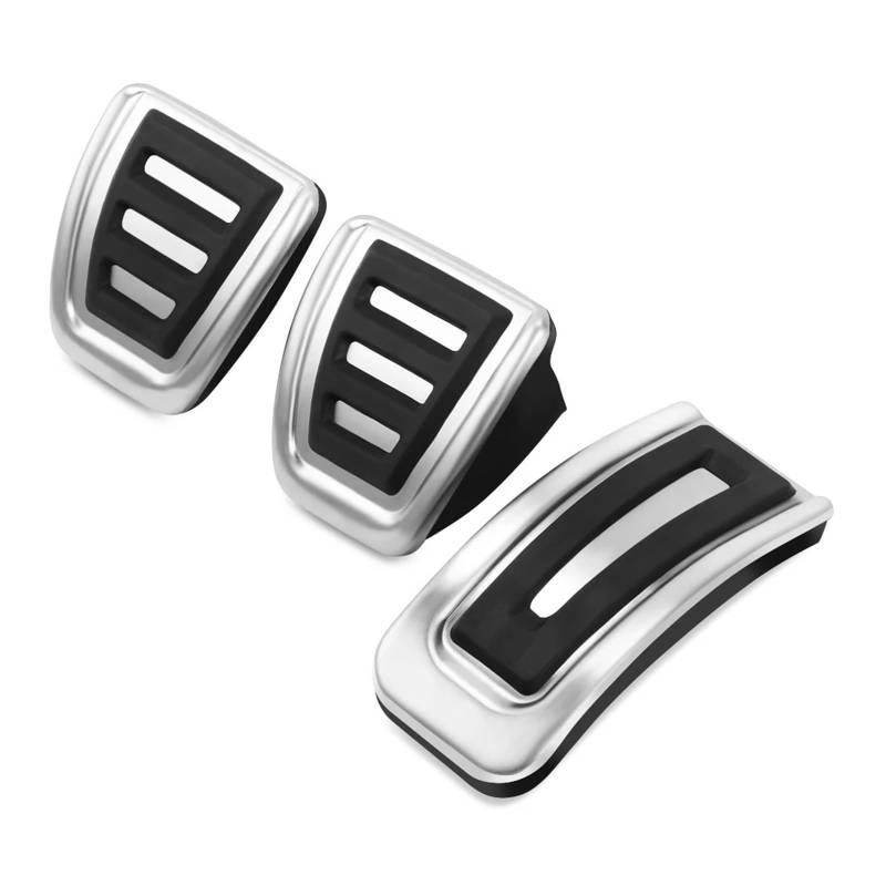 Bremspedalabdeckung Für A3 Auto Pedal Edelstahl Pad Fußstütze Bremse Pedalkappen Pedale(MT Without Rest B) von MKGKACVCPT