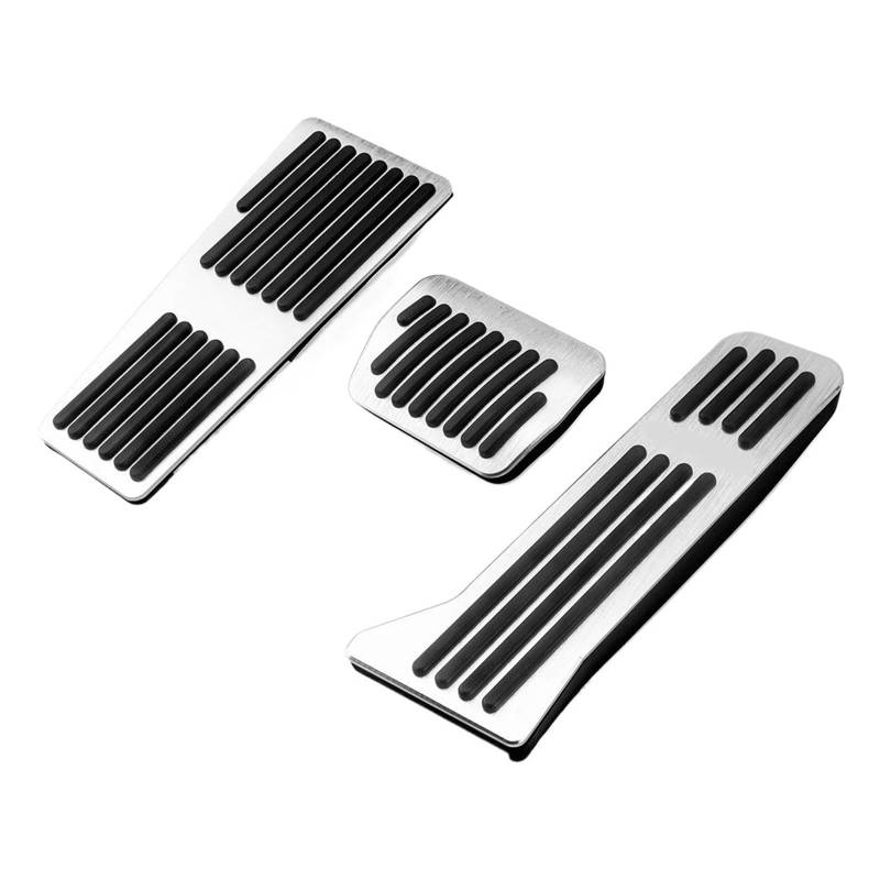 Bremspedalabdeckung Für Mazda 2 6 GJ Für CX-5 CX5 KE KF CX8 CX9 2014 2015 2016 2017 2018 2019 2020 2021 2022 2023 Auto Kraftstoff Bremspedale Bremse Pedalkappen Pedale(RHD at 3pcs Silver) von MKGKACVCPT