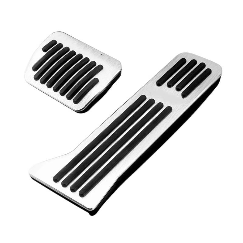 Bremspedalabdeckung Für Mazda 2 6 GJ Für CX-5 CX5 KE KF CX8 CX9 2014 2015 2016 2017 2018 2019 2020 2021 2022 2023 Auto Kraftstoff Bremspedale Bremse Pedalkappen Pedale(at 2pcs Silver) von MKGKACVCPT