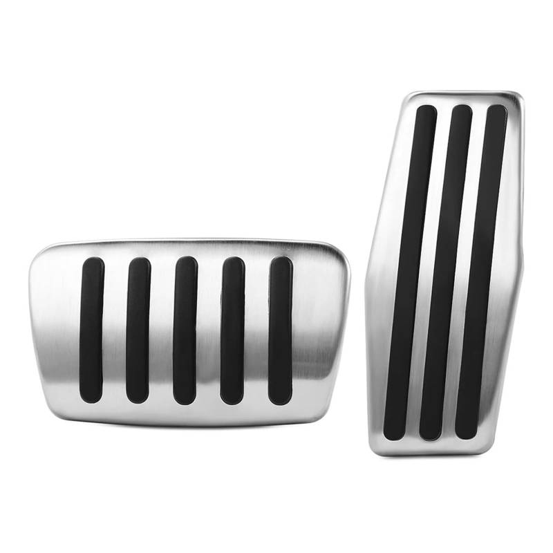 Bremspedalabdeckung Für OPEL Für Mokka 2013 2014 2015 Auto Gas Bremspedal Pads Abdeckung Bremse Pedalkappen Pedale(Steel NO Clip 2pc at) von MKGKACVCPT