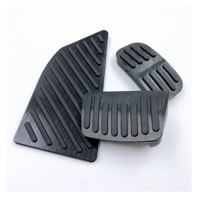 Bremspedalabdeckung Für Toyota Für Corolla E210 2019 2020 2021 2022 2023 2024 Aluminium Auto Kraftstoff Accelerator Gas Bremse Rest Fuß Pedale Abdeckung Pads Bremse Pedalkappen Pedale(at 3pcs Black) von MKGKACVCPT