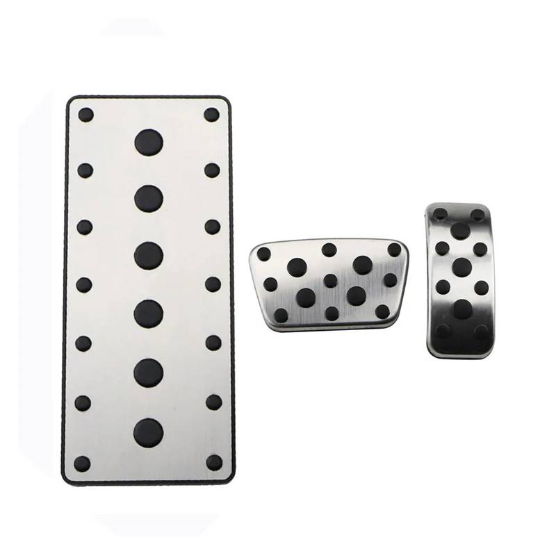 Bremspedalabdeckung Für Toyota Für Highlander 2020 2021 2022 2023 Auto Pedale Gas Bremse Rest Pedal Pad Cove Bremse Pedalkappen Pedale(3Pcs at with Rest) von MKGKACVCPT