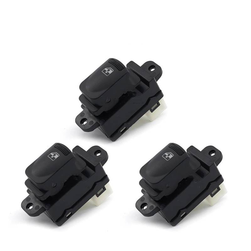 Fensterheberschalter Für Hyundai Für Accent 2007 2008 2009 2010 93570-1E110 93580-1E000 Vorne Links LHD Power Fenster Switch Control Lock Heber Glas Taste Set Schalter Fensterheber(3 Single Switch) von MKGKACVCPT