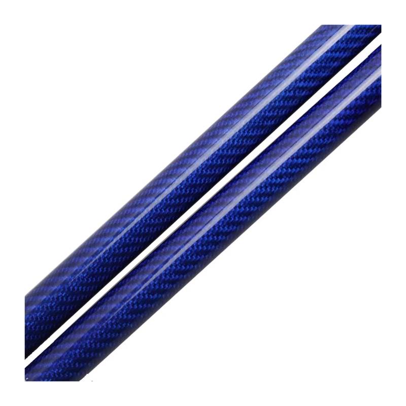 Gasfeder Dämpfer Heckklappe Für Toyota Für Hiace H200 2008-2019 Hohes Dach Hinten Auto Heckklappe Boot Carbon Fiber Gas Streben Frühling Lift Unterstützung Dämpfer 79 cm Kofferraum Dämpfer(Blue carb von MKGKACVCPT