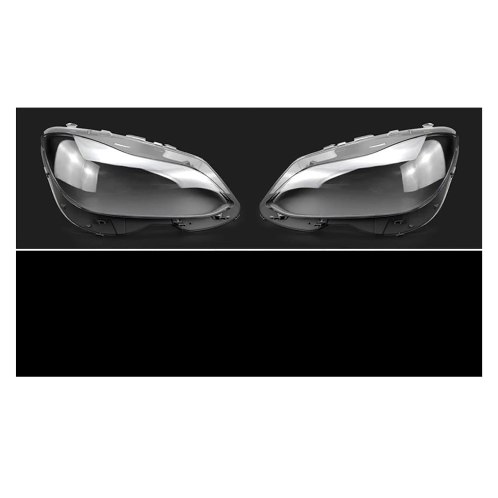 Lichtscheibe Linsenkappen Für Benz W212 E200L E260L E280L E300L E350L 2014 2015 Auto Scheinwerfer Glas Objektiv Abdeckung Transparent Lampenschirm Auto Zubehör(Left and Right) von MKGKACVCPT