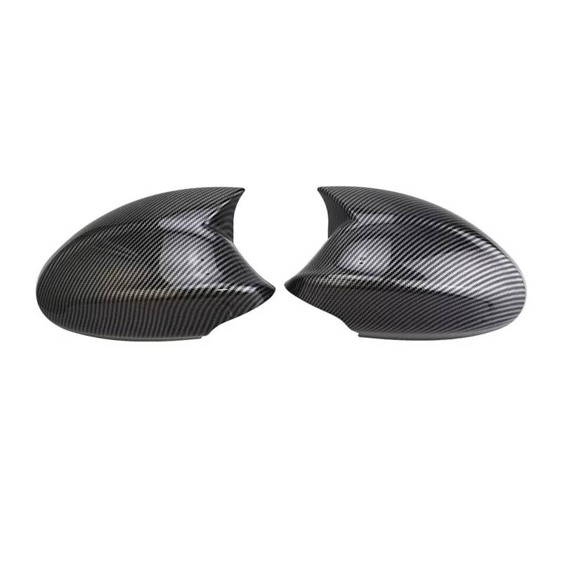 Seitenspiegelabdeckungen Für E90 E91 E92 E93 E87 E81 E82 E88 2005 2006 2007 Auto Rückspiegel Seitenspiegel Abdeckung Flügelkappe Außentür Gehäuse Shell Trim Ersatz-Rückspiegelabdeckungen(Carbon Look) von MKGKACVCPT
