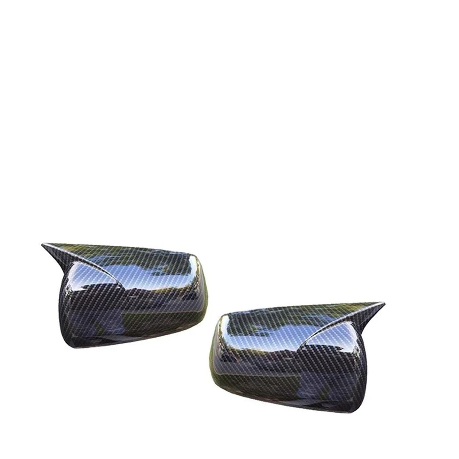 Seitenspiegelabdeckungen Für Mitsubishi Lancer X 10 EX EVO 2008 2009 2010-2016 Auto Rückspiegel Seitentür Spiegel Abdeckung Kappe Gehäuse Shell Trim Zubehör Ersatz-Rückspiegelabdeckungen(A) von MKGKACVCPT