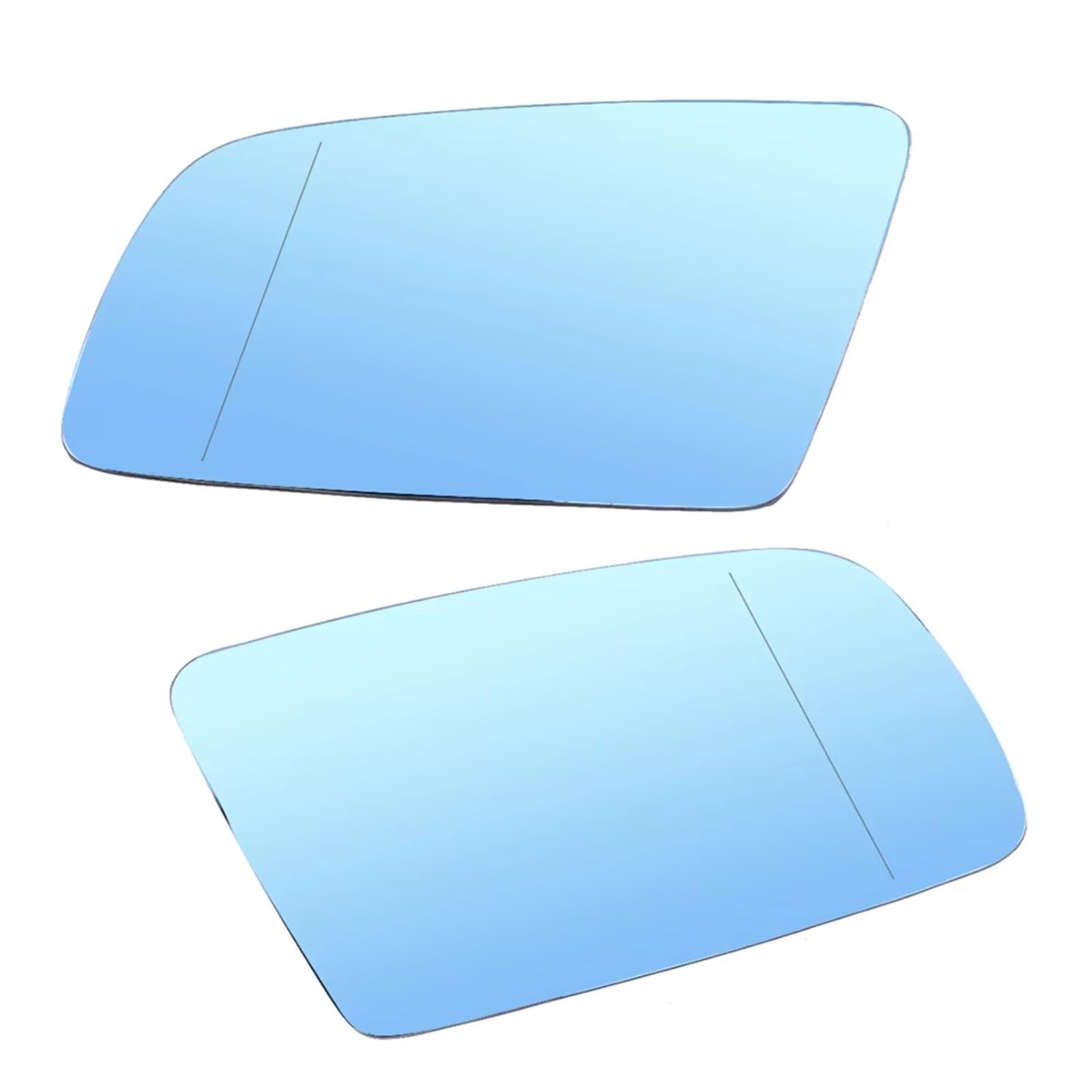 Außenspiegelglas Kompatibel Mit Für E60 520d 520i 523li 525li 530li 2004 2005 2006 2007 Autoseite Beheizter Rückspiegel Glaslinse 51167065081 51167065082(Blue) von MKKDYC