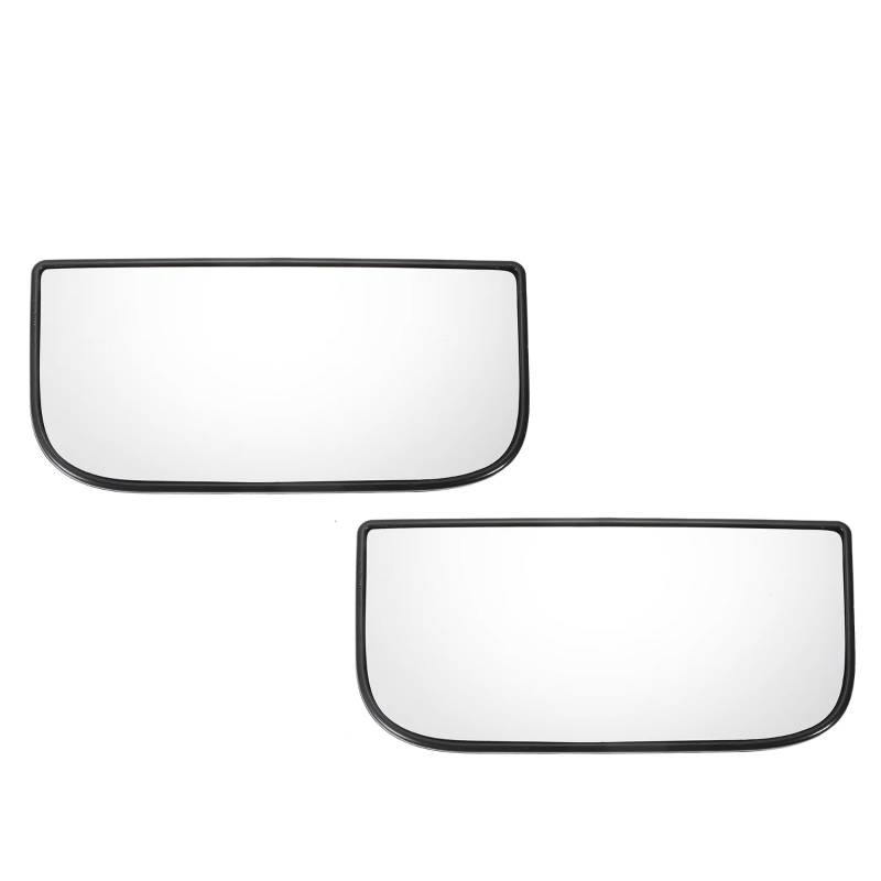 Außenspiegelglas Kompatibel Mit GMC Für Yukon Für Sierra Auto Links Rechts Rückspiegel Glaslinse Spiegel Untere Linse Mit Trägerplatte Nicht Beheizt(1 Pair) von MKKDYC