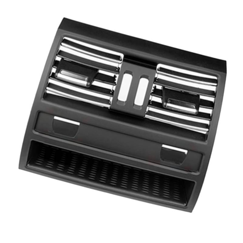 Lüftungsdüse Klimaanlage Kompatibel Mit 5 Series Für F10 F11 F18 535i GT 535d Für XDrive 2010–2016 Auto Entlüftungsgitter Mitte Hinten Auto Armaturenbrett AC Entlüftungsgitter 64229172167(With Chrome von MKKDYC