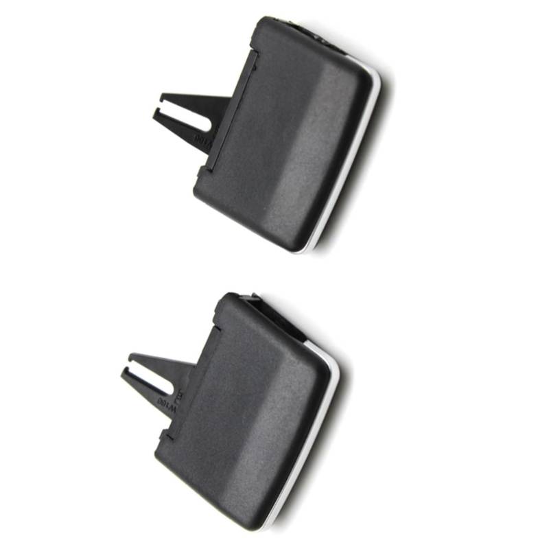Lüftungsdüse Klimaanlage Kompatibel Mit Benz Für GLS Für W166 W292 2016 2017 2018 2019 Auto Hinten Mitte AC Air Vent Grille Clip Slider Reparatursatz OEM: 1668300554(Color2,2pcs) von MKKDYC