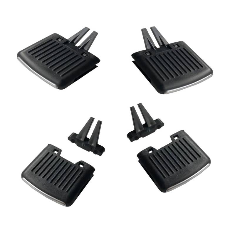 Lüftungsdüse Klimaanlage Kompatibel Mit VW Für Golf Für MK5 2004 2005 2006–2009 Armaturenbrett Klimaanlage Auslass Schieber Grill Reparaturclip 1KD819728 1K0819703 1K0819704(4PCS) von MKKDYC